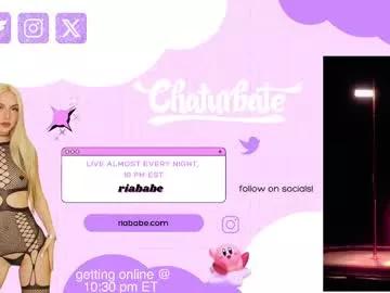 Freechat riababe on Chaturbate
